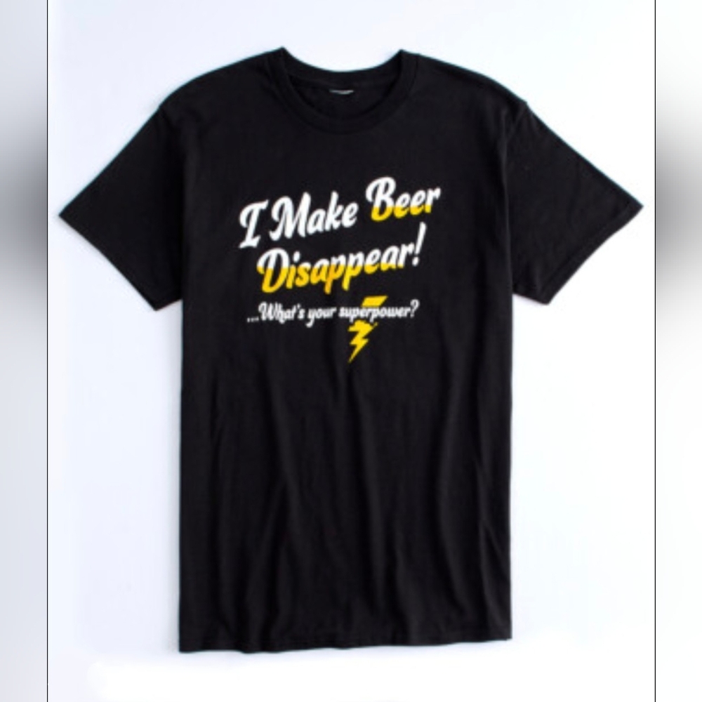 Superpower Black Graphic T-Shirt